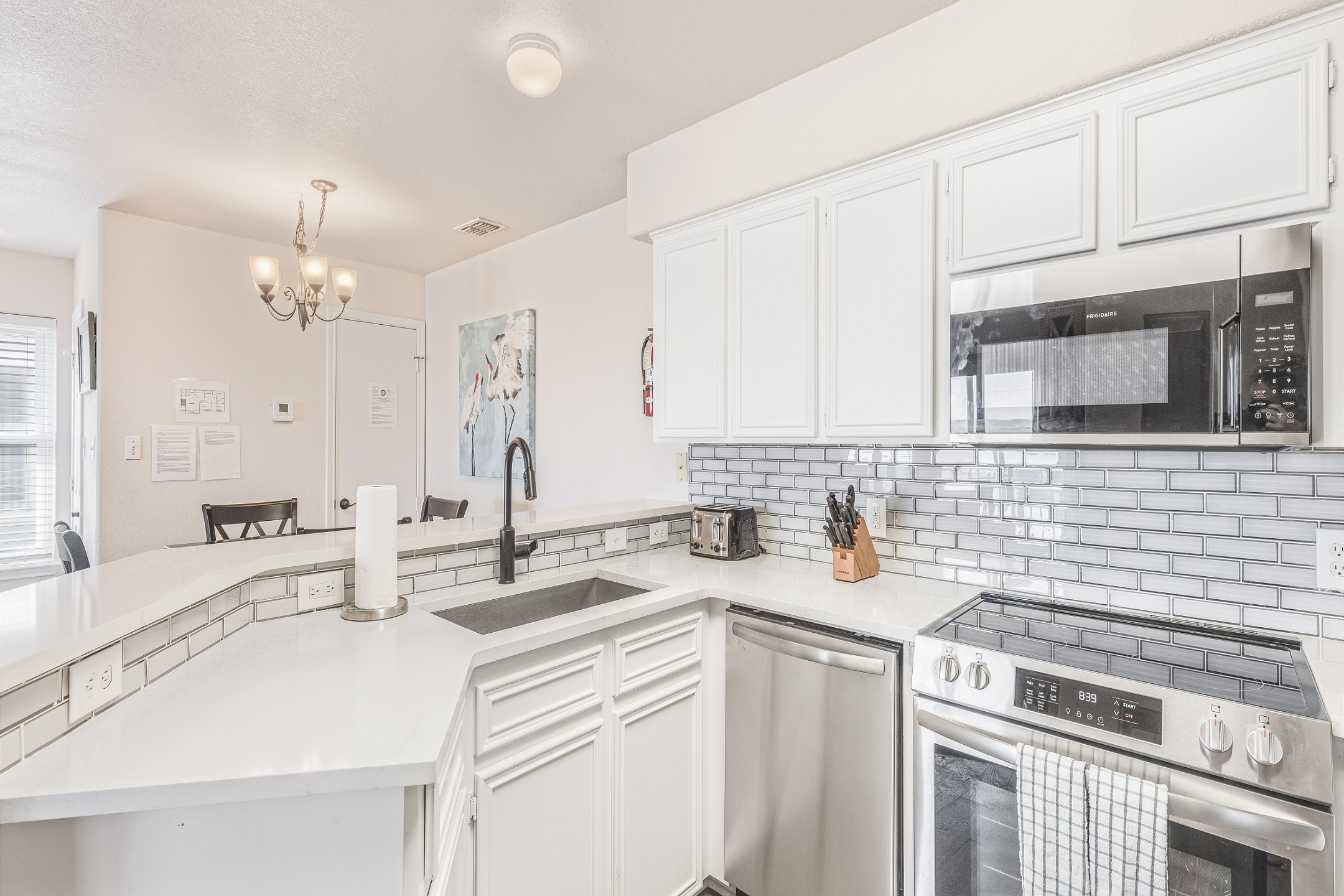 Spacious, beautifully designed kitchen equipped with everything you need for vacation cooking