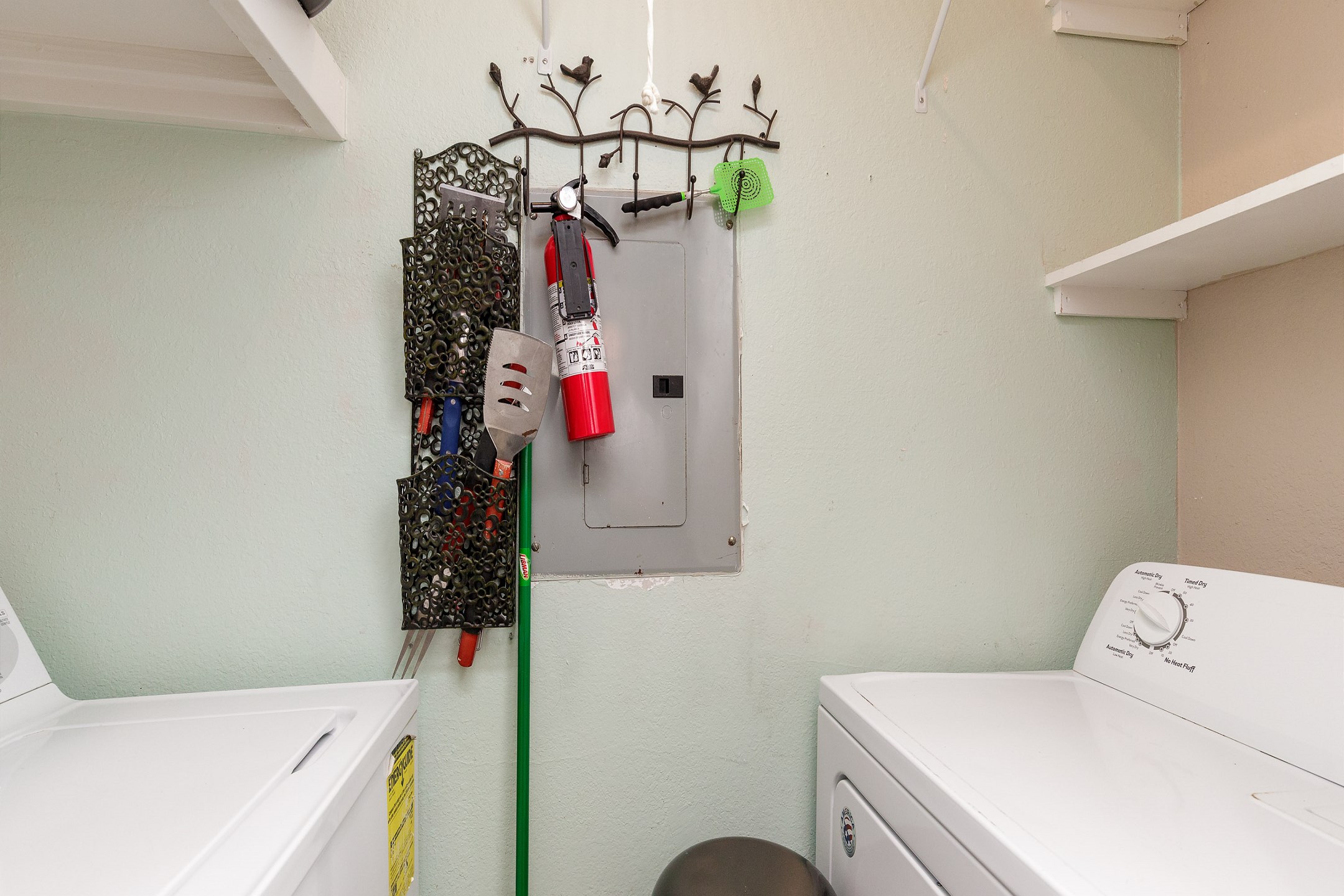 Washer and dryer in property for your convenience 