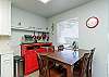Dining table with seating for five
