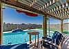 Beautiful pool in the back yard to enjoy