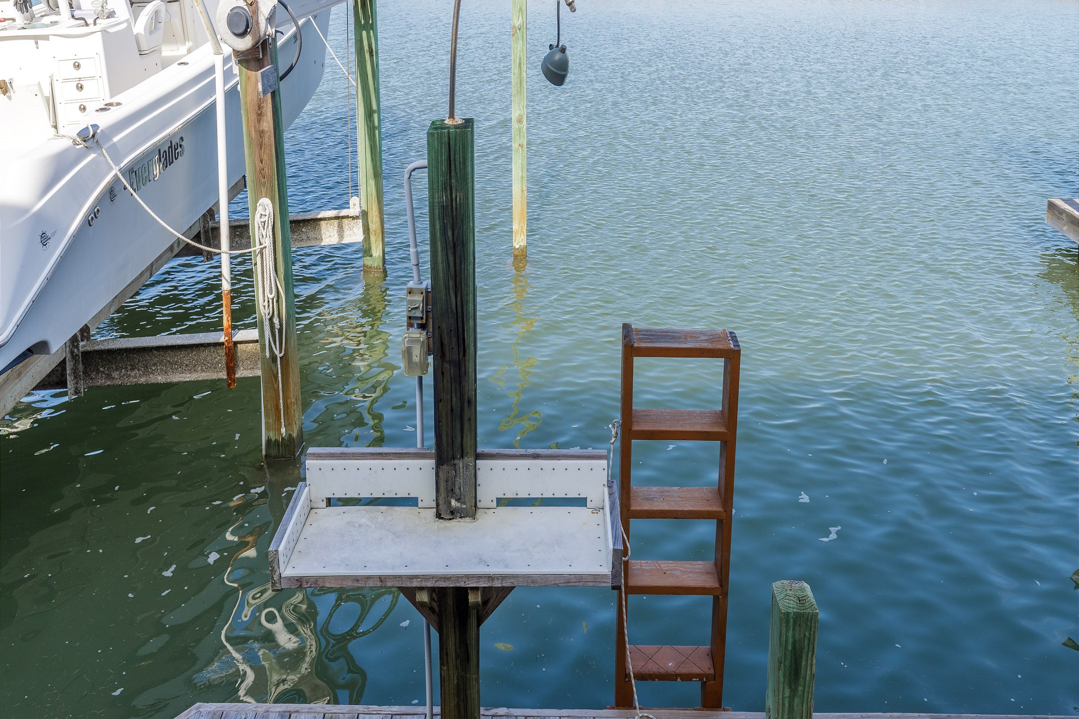 Fish cleaning station for your convenience 