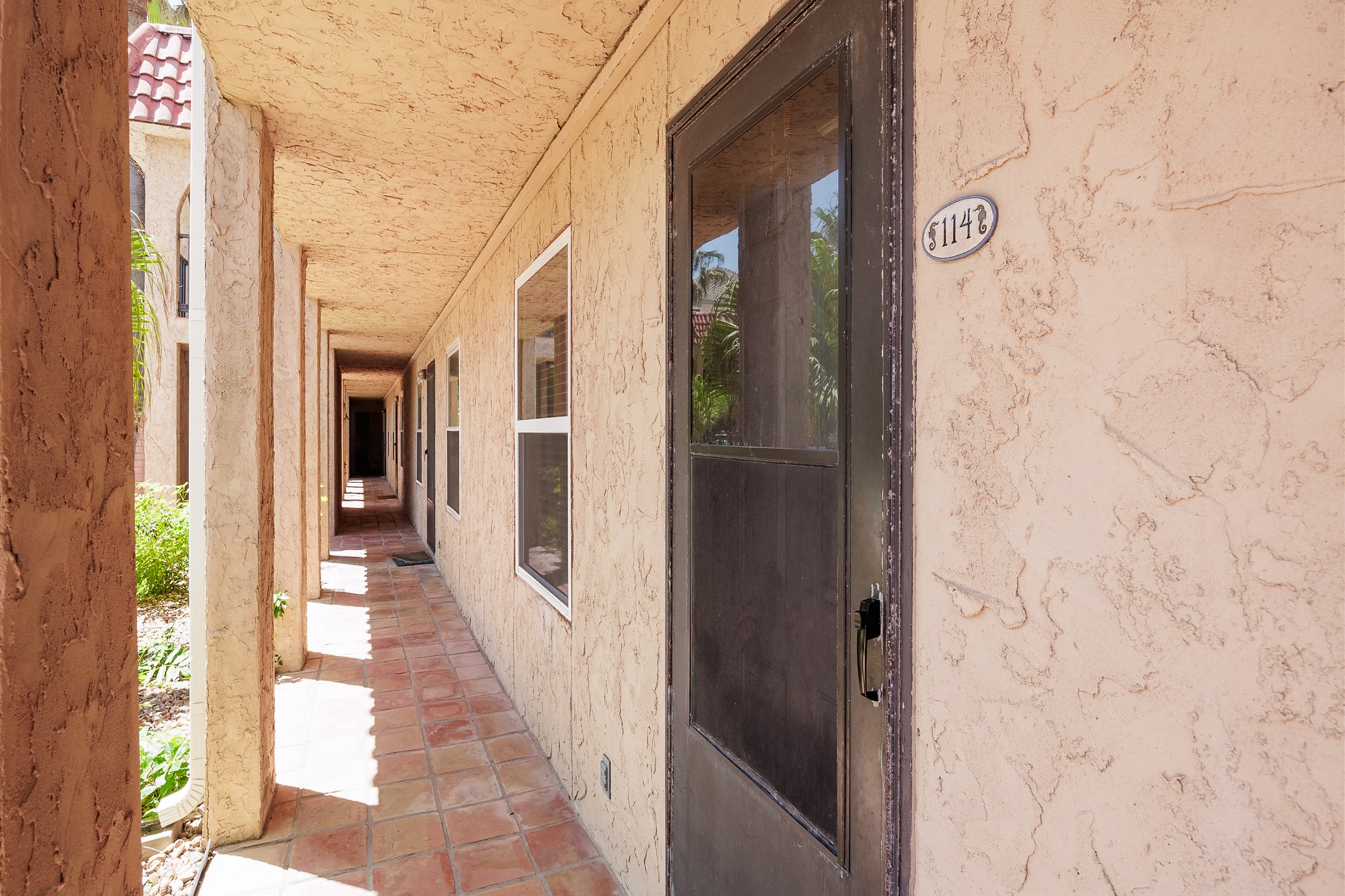 Welcome to Paradise Palms! Condo #114 at Seashore located on the first floor 