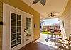 Beautiful private patio area to the main entrance 