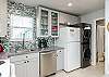 Great kitchen space with Keurig, 12-cup coffee maker and washer and dryer 
