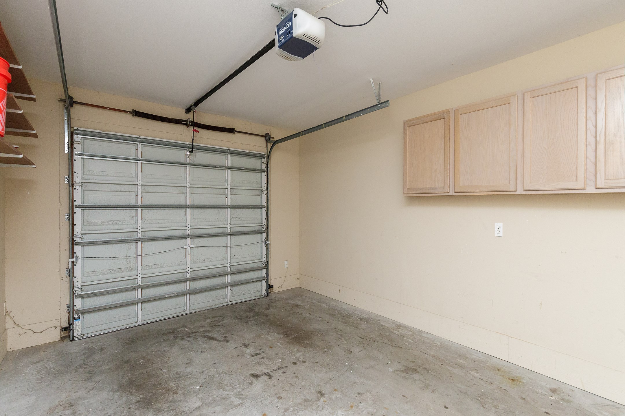 Garage access, parking for one 