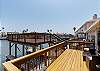 Large deck with beautiful canal views to enjoy 