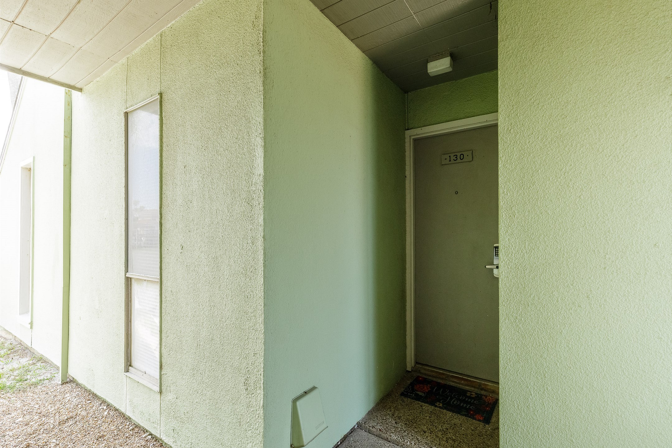 Front entrance, Puente VIsta #130 with coded lock for extra security 