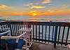 Amazing sunsets to watch on the private balcony 