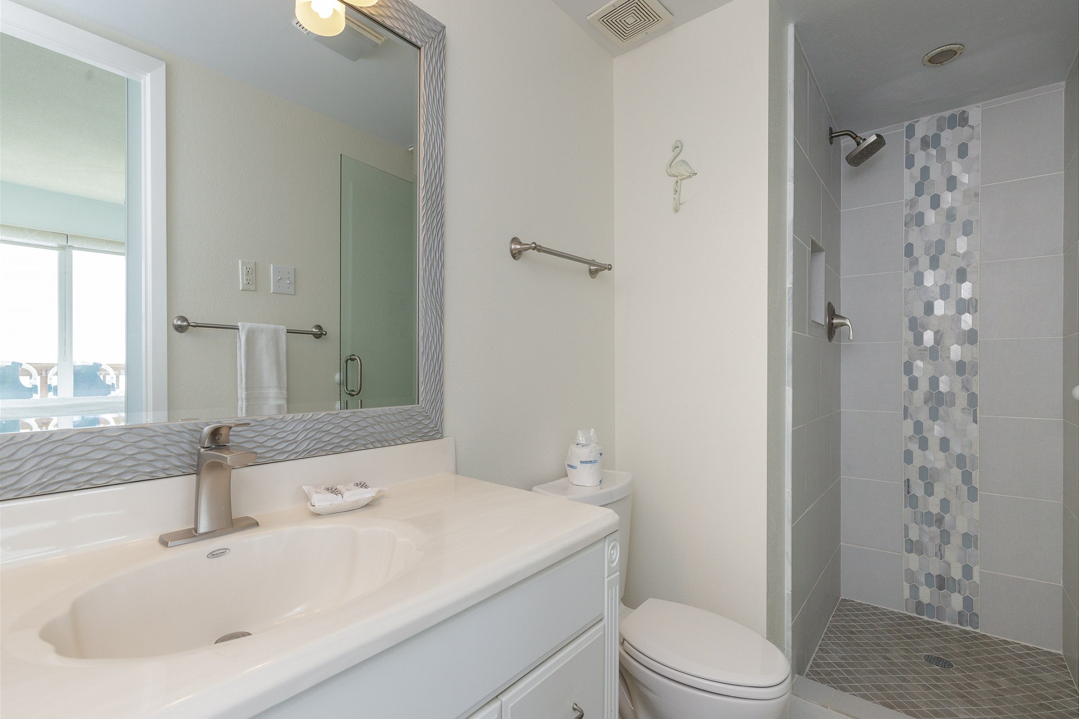 Master bathroom with walk in shower