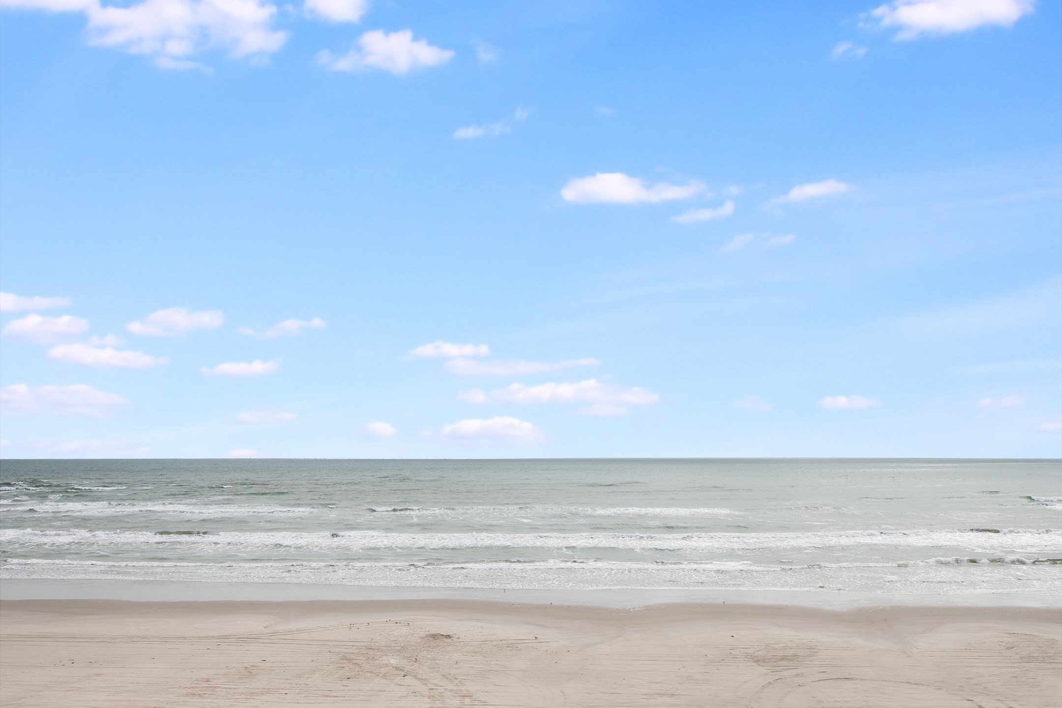 Beautiful beach views from balcony