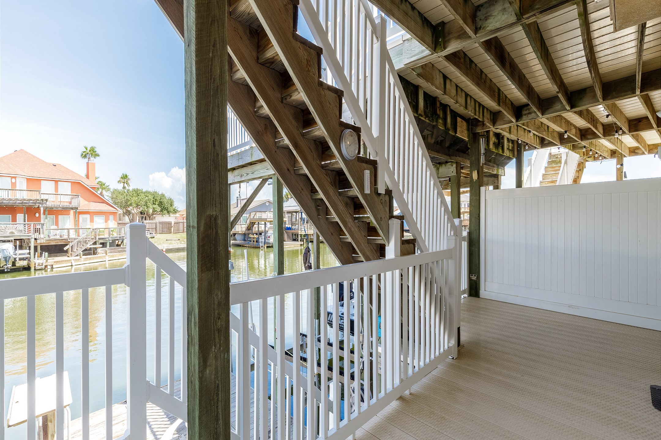 Access to the deck off the ground level bedroom 