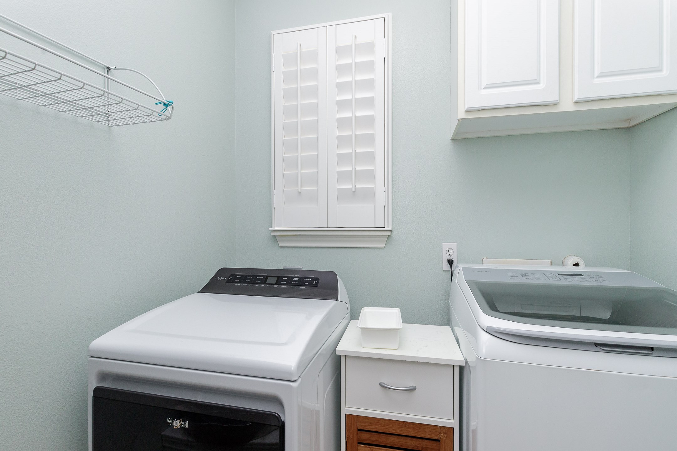 Enjoy the ease of a washer and dryer, perfect for keeping your beach gear fresh during your stay