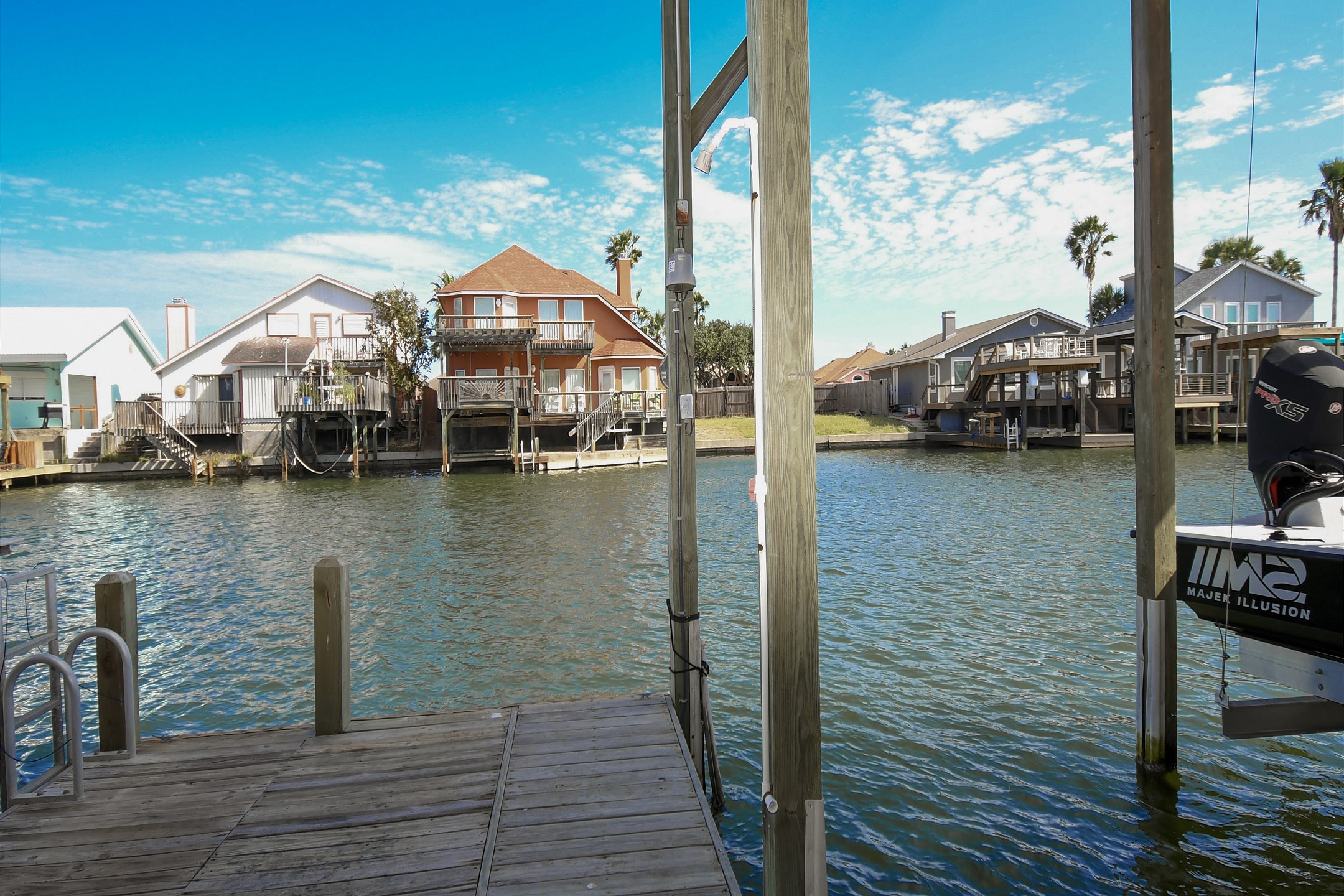 One reserved boat slip, boat lift not available 