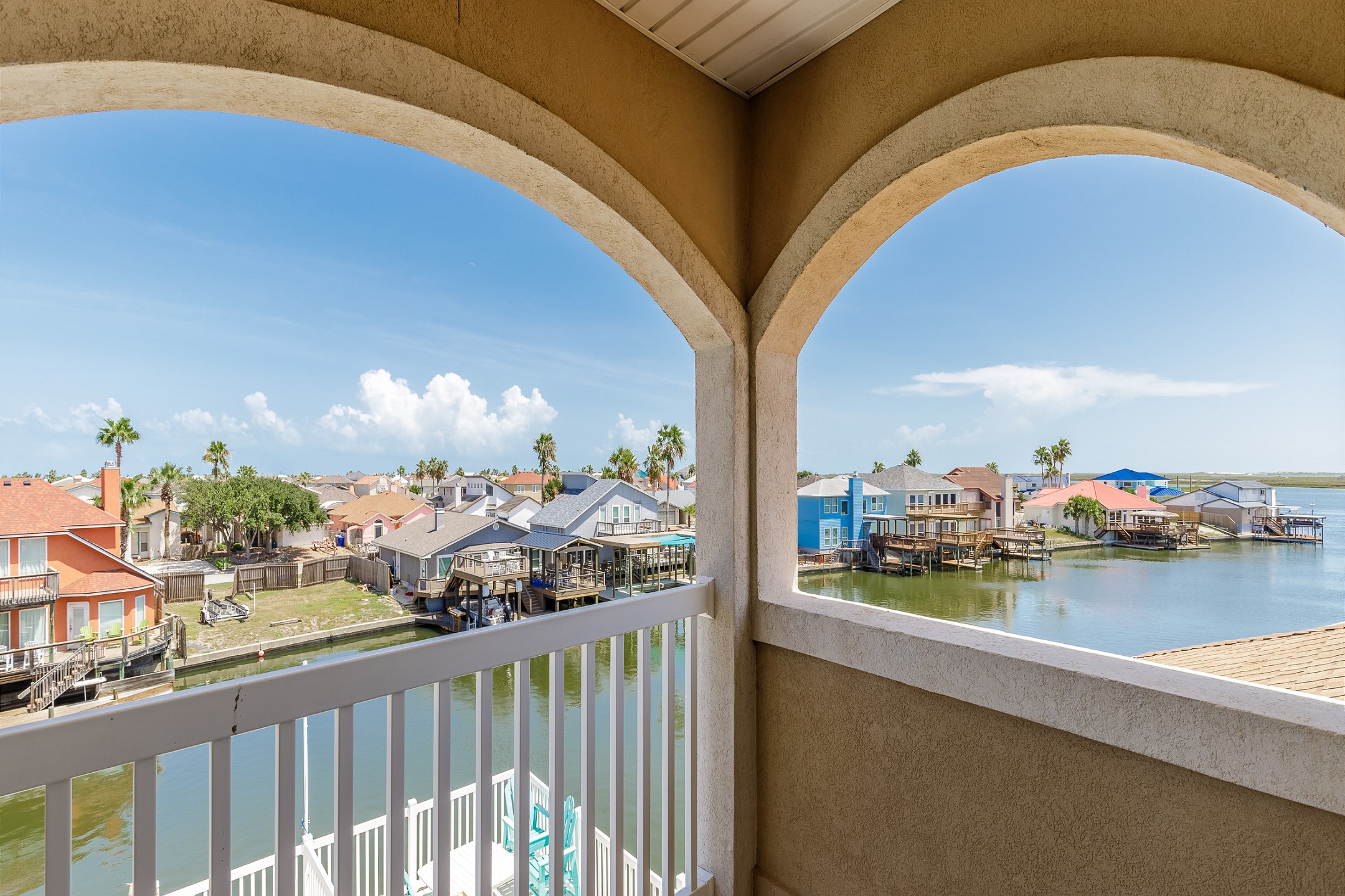 Enjoy stunning water views from the third-floor balcony and discover tucked-away spots throughout the property for peaceful exploration and relaxation