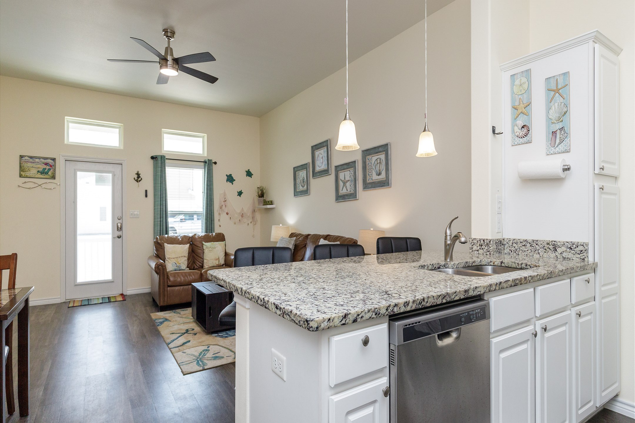 Experience culinary charm in this cozy vacation rental kitchen