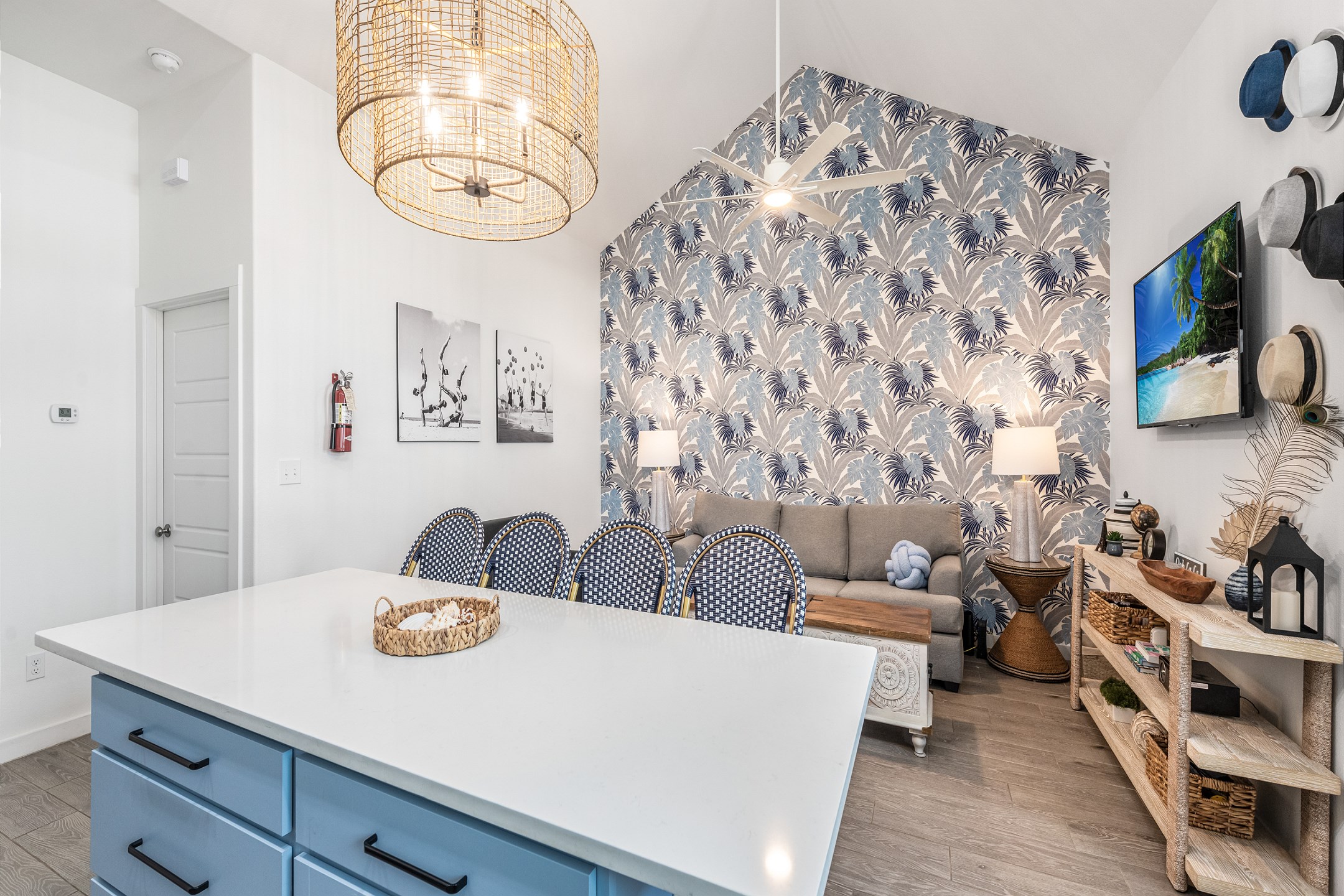 Open concept kitchen and living space for the whole family to make new memories