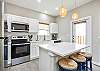 Kitchen area with a beautiful kitchen Island 