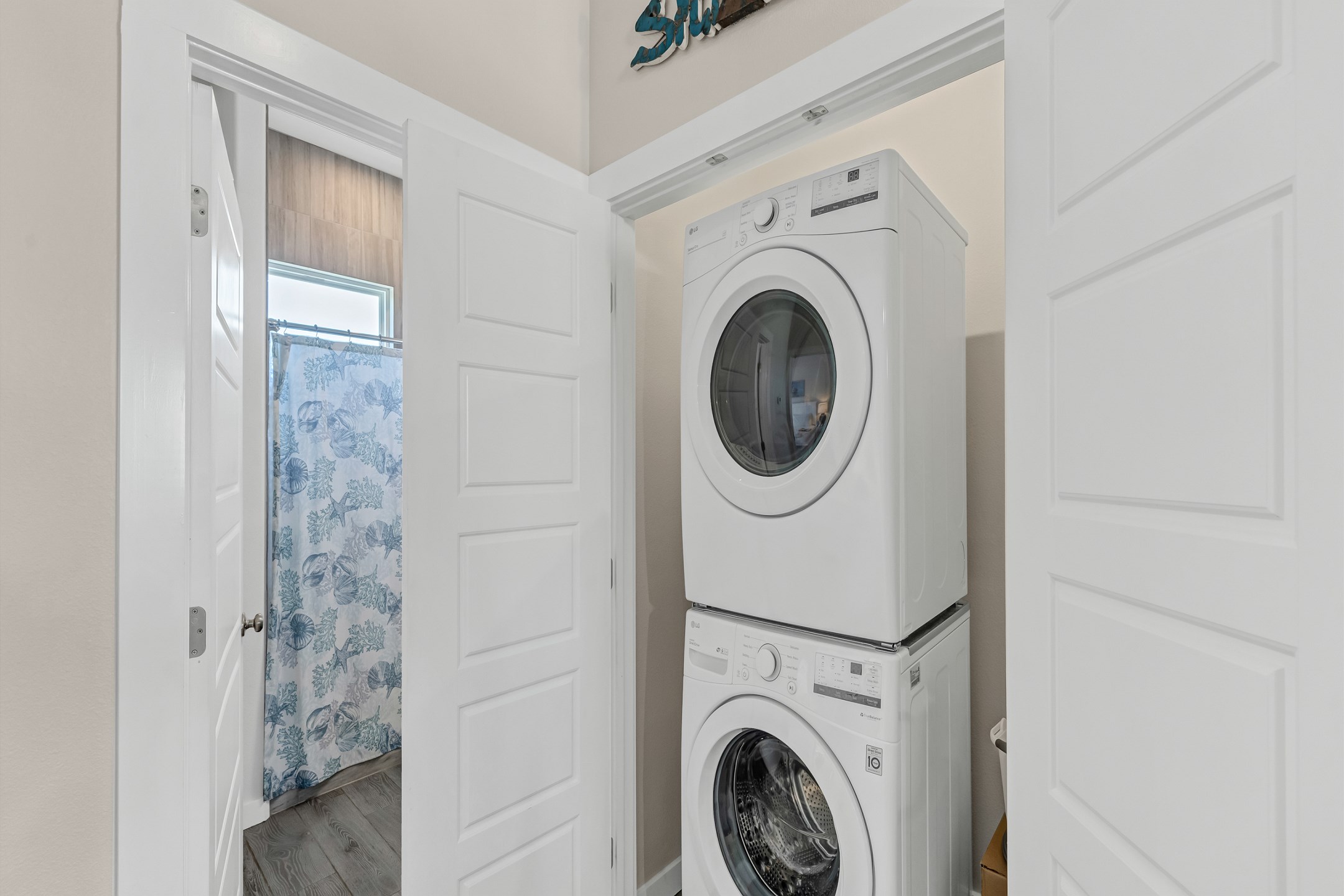 Washer and dryer for your convenience 