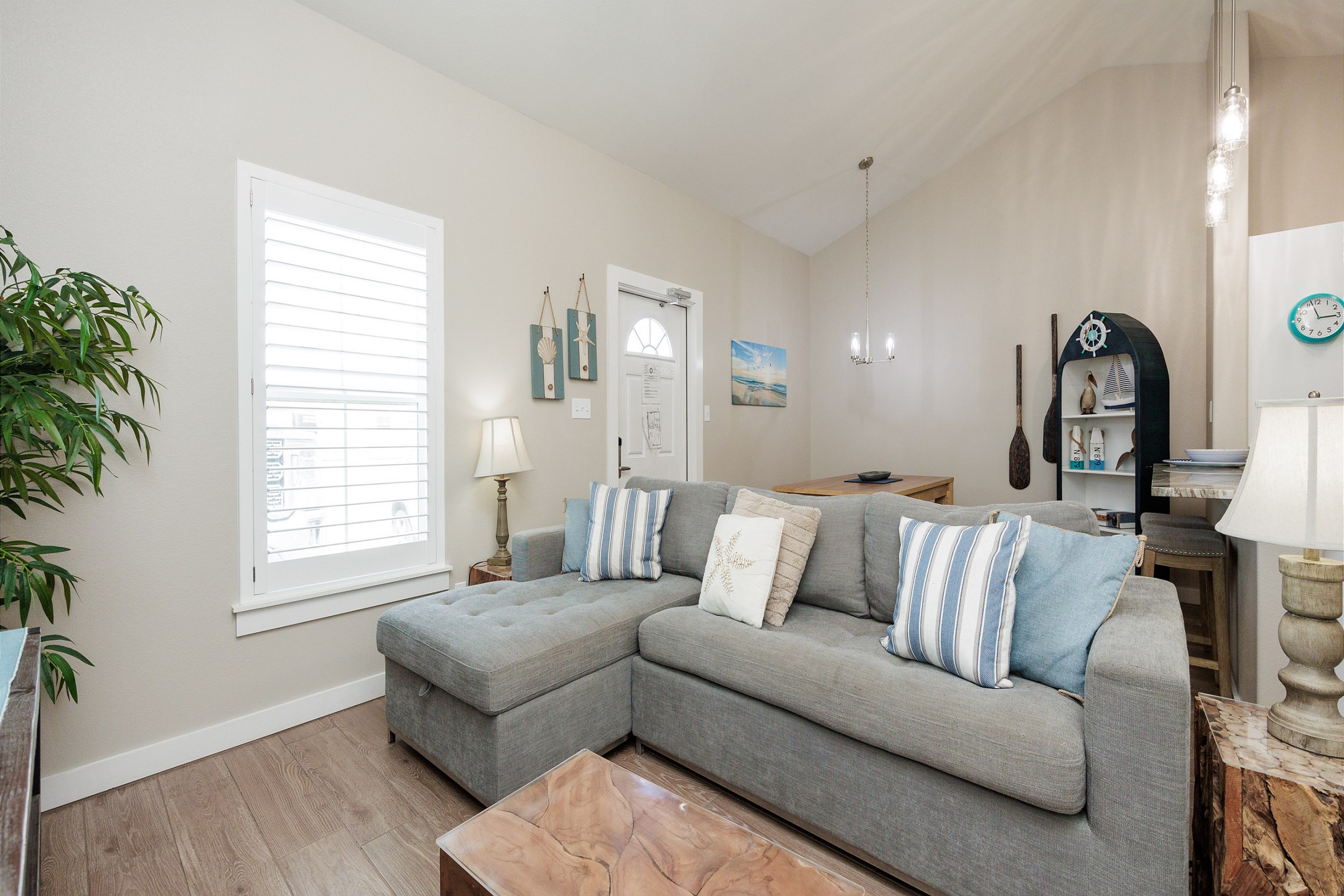 Charming living area featuring a cozy sofa, perfect for relaxing