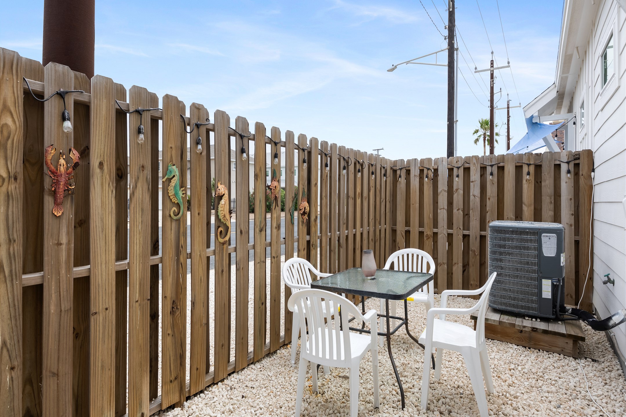 Unwind in style on the spacious patio