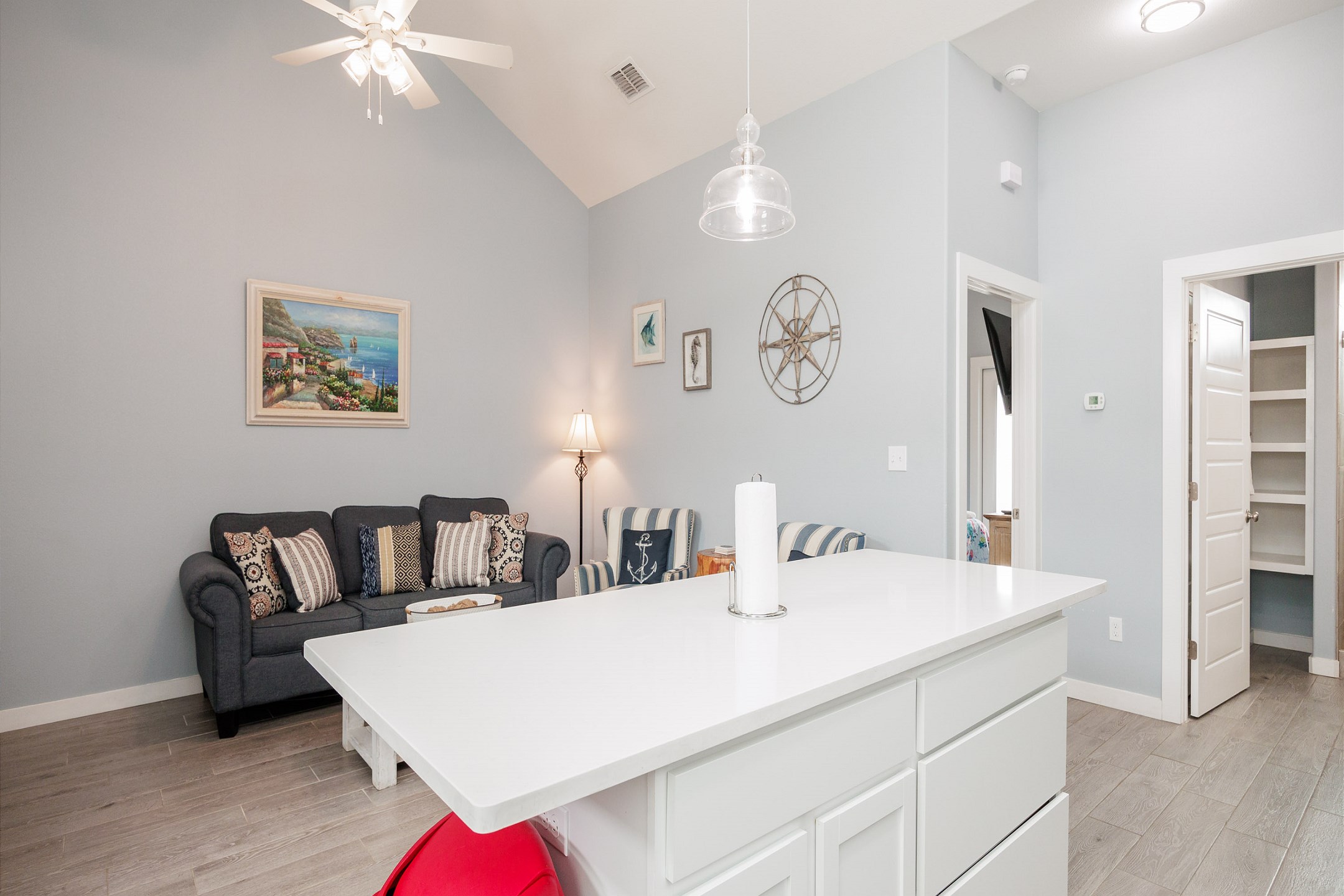 Bright and airy kitchen with natural light