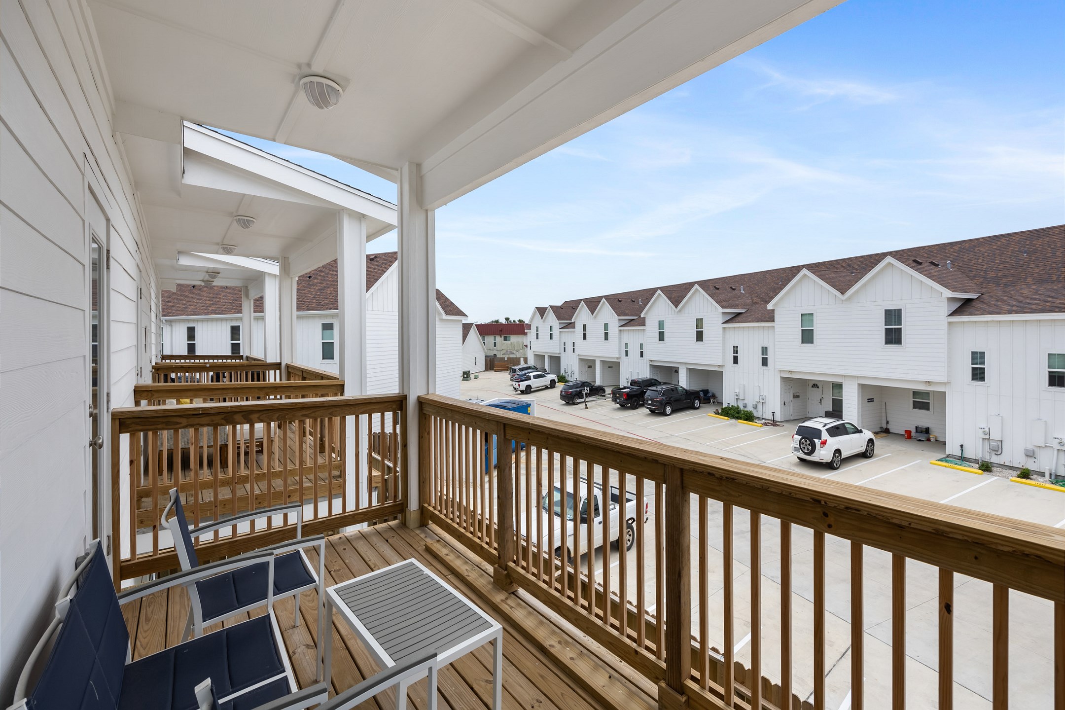 Private balcony off of the second bedroom 