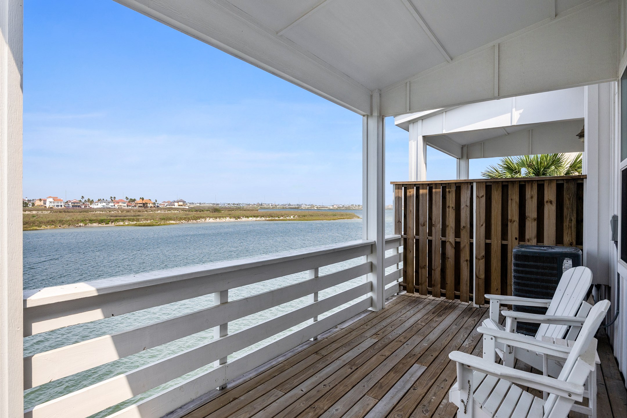 Second floor balcony off the master bedroom