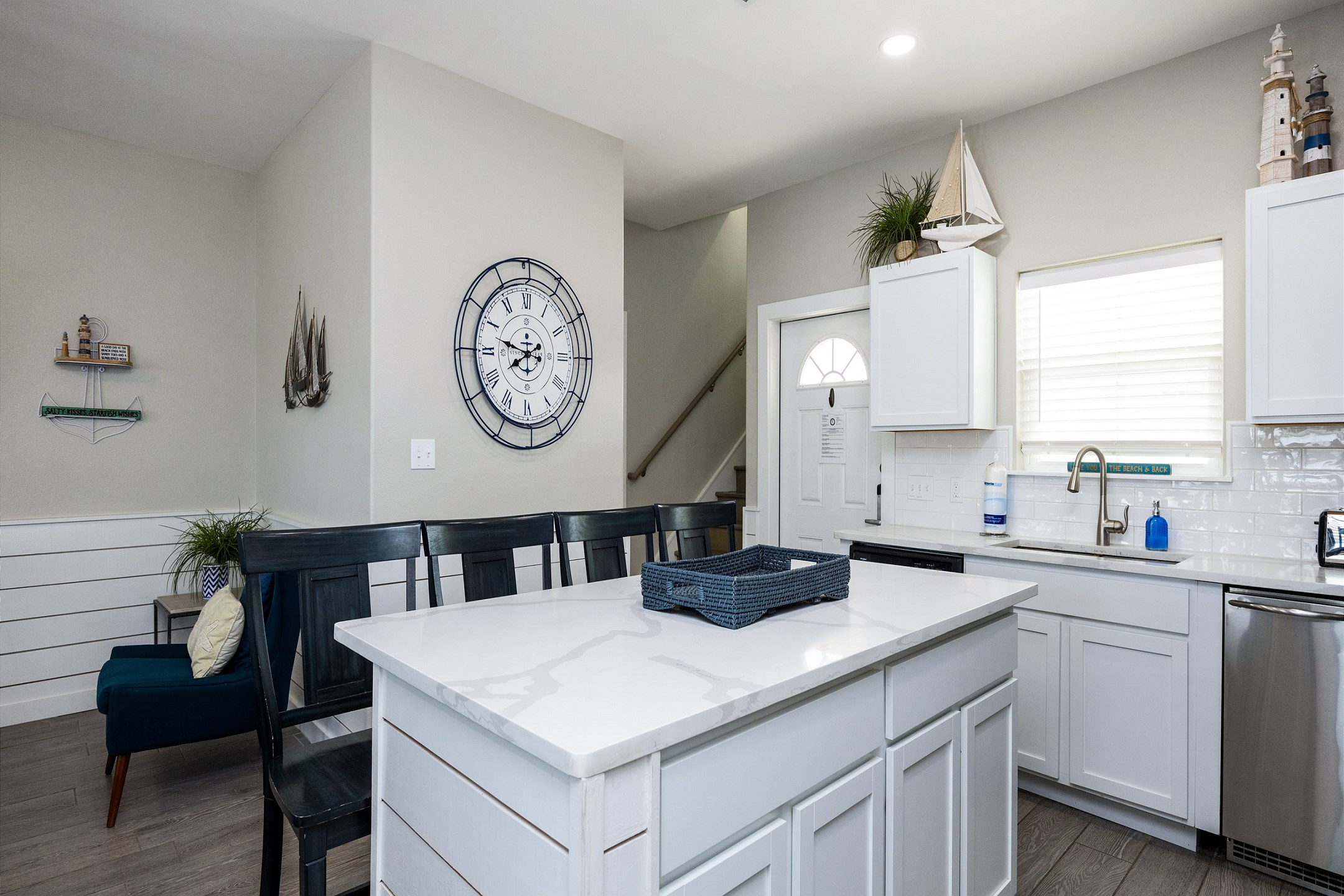 Bright and airy kitchen with natural light