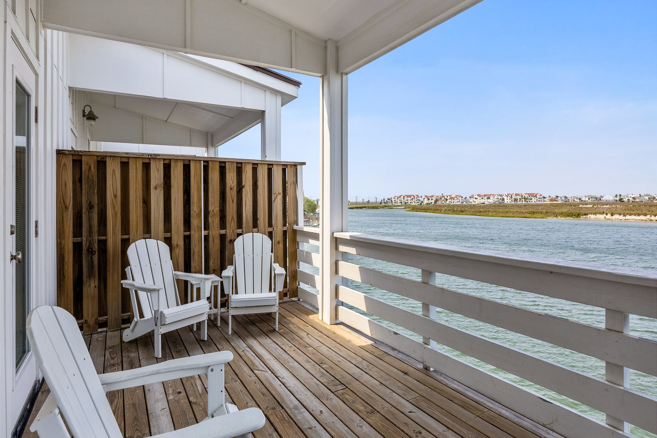 Relax and breathe in the coastal air from this private master bedroom balcony