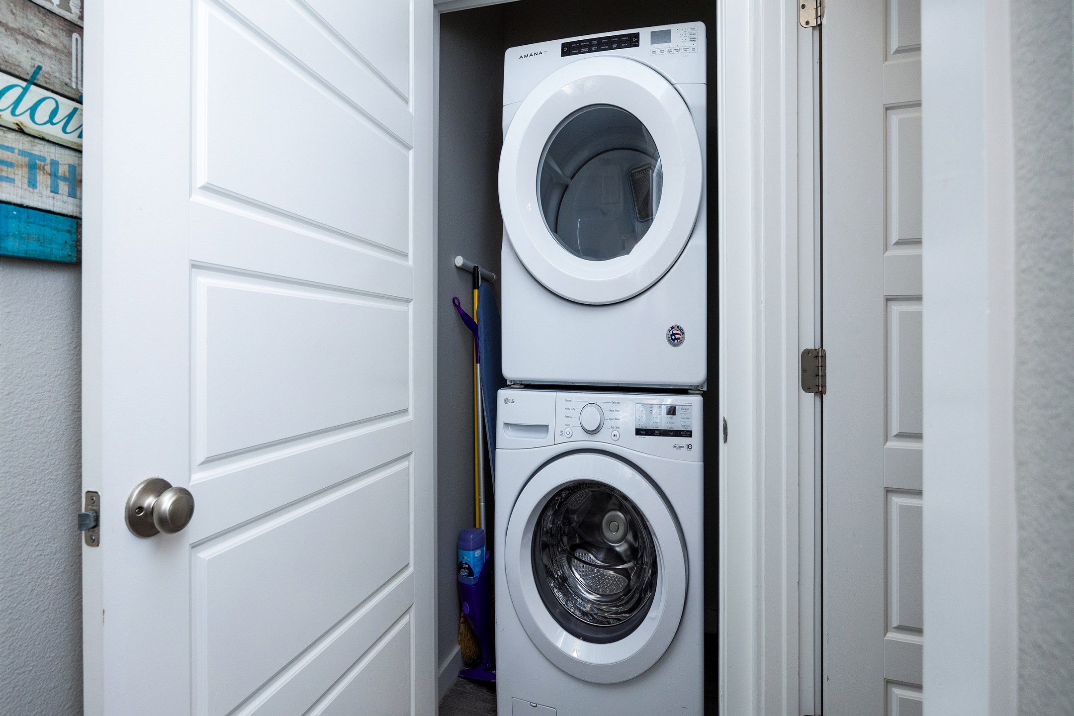 Washer and dryer available for guest use