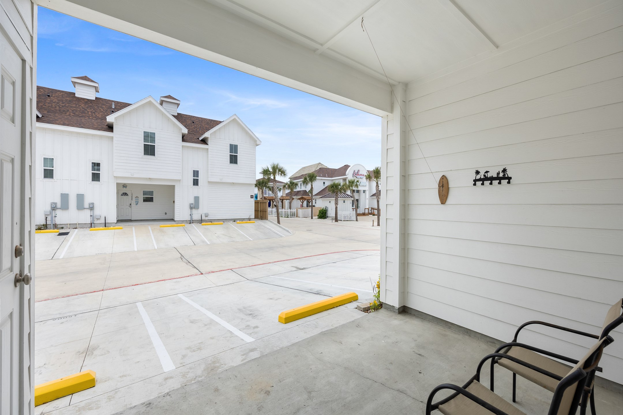 Front exterior of property with two parking spaces 