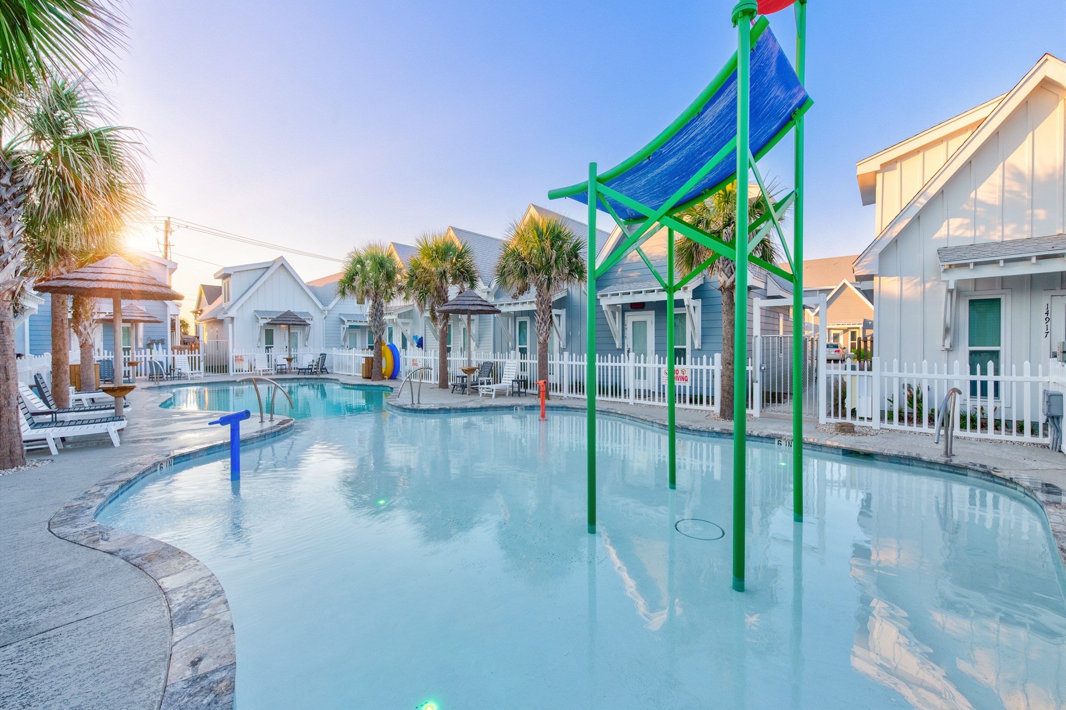 Splash pad perfect for the kiddos to play all day 