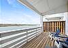 Enjoy beautiful water views from this second floor balcony 