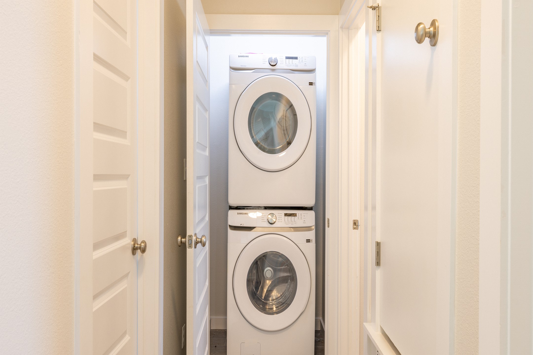 Washer and dryer located upstairs and available for guest use