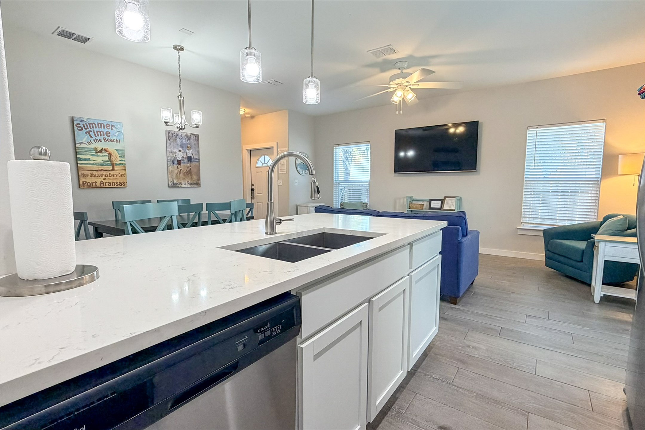 This kitchen is perfect for whipping up quick bites or indulging in culinary adventures during your stay