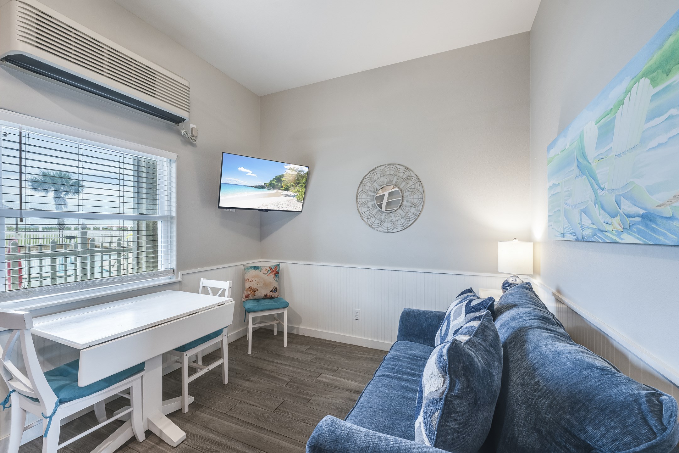 Bright and airy living space with natural light