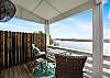 Enjoy beautiful water views on this properties private balcony 