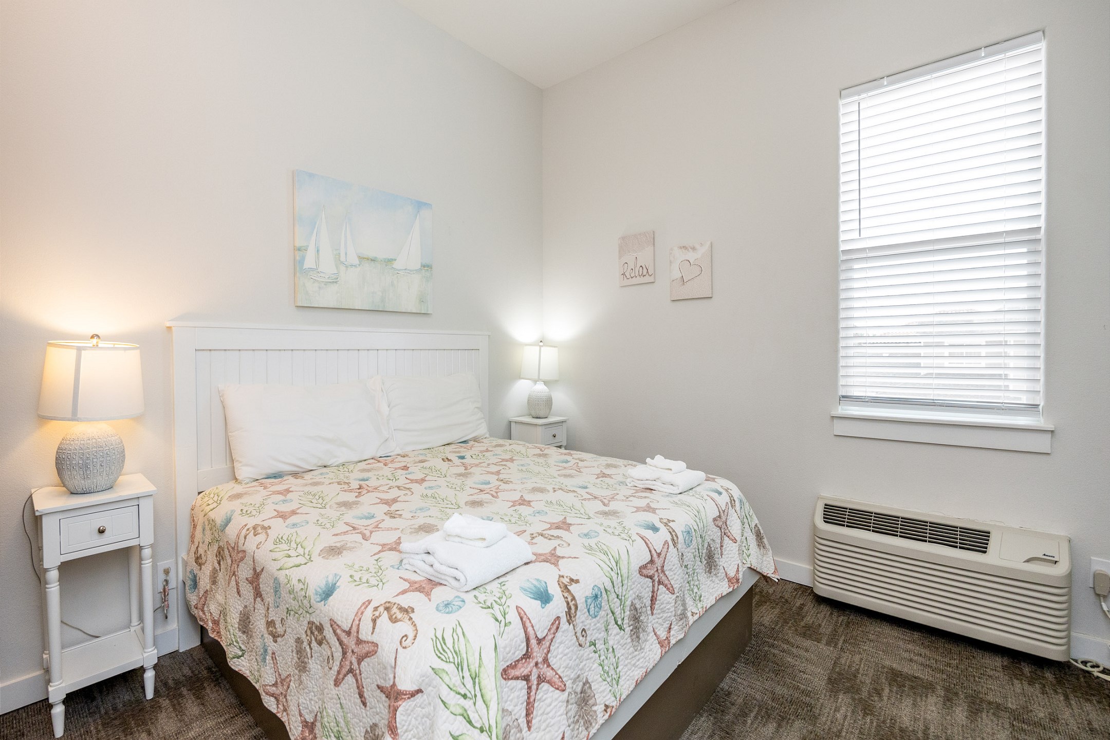 Spread out and dream of the ocean in your king-size sanctuary