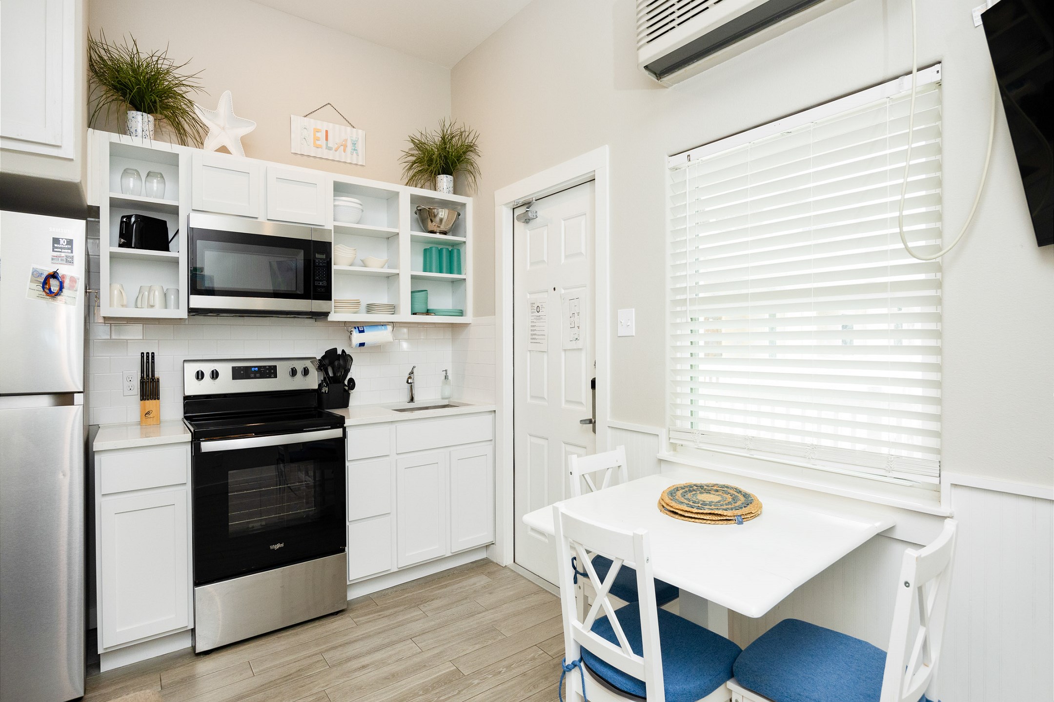 Kitchen and dining area