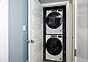 Washer and dryer combo on the second floor for your convenience 