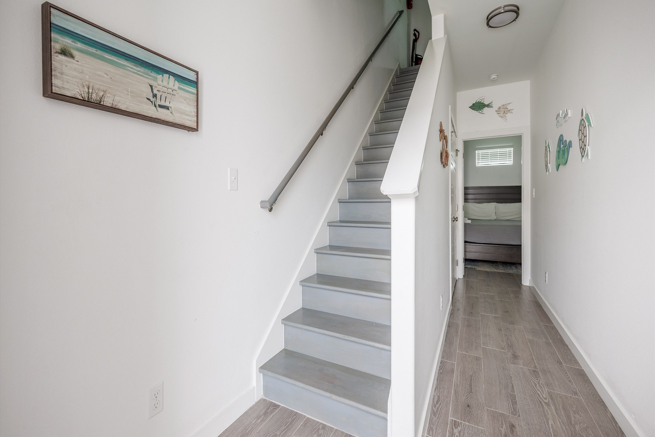 Stairwell to second floor 