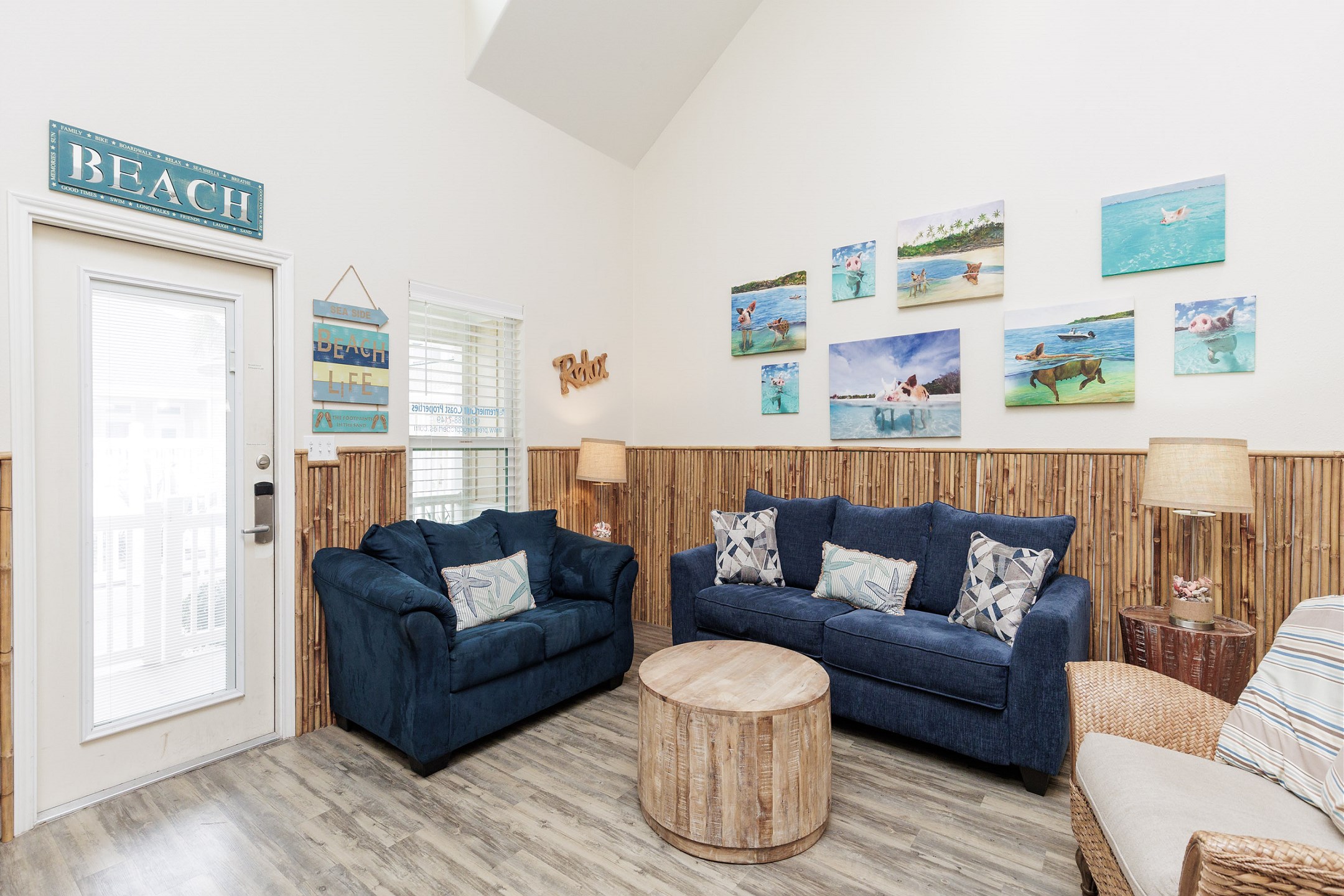 Bright and airy living space with natural light