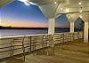 Enjoy beautiful sunsets of Lake Padre under the covered deck