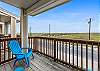 Second floor balcony with a beautiful view of the Beach in the distance 