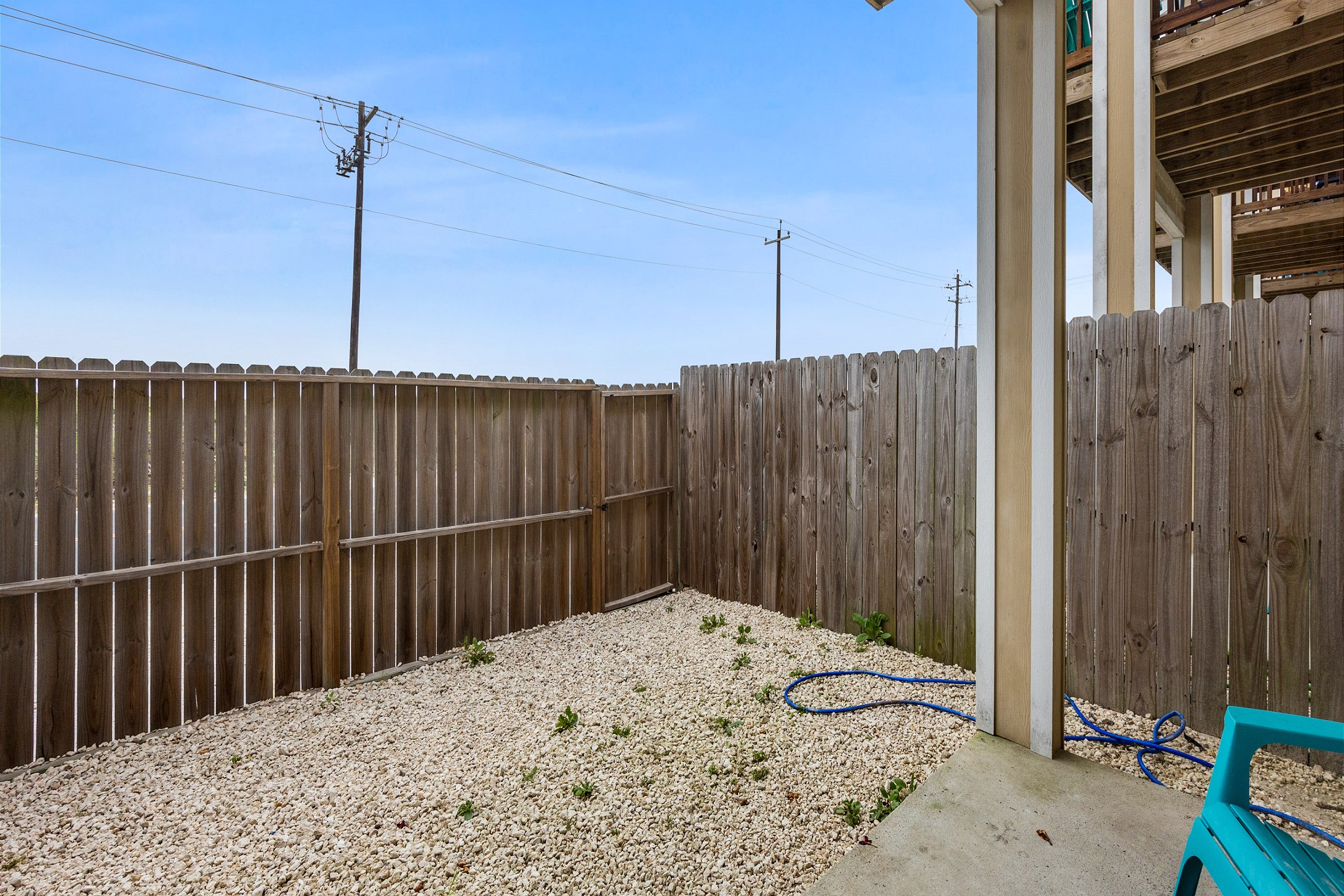 Master bedroom private patio 