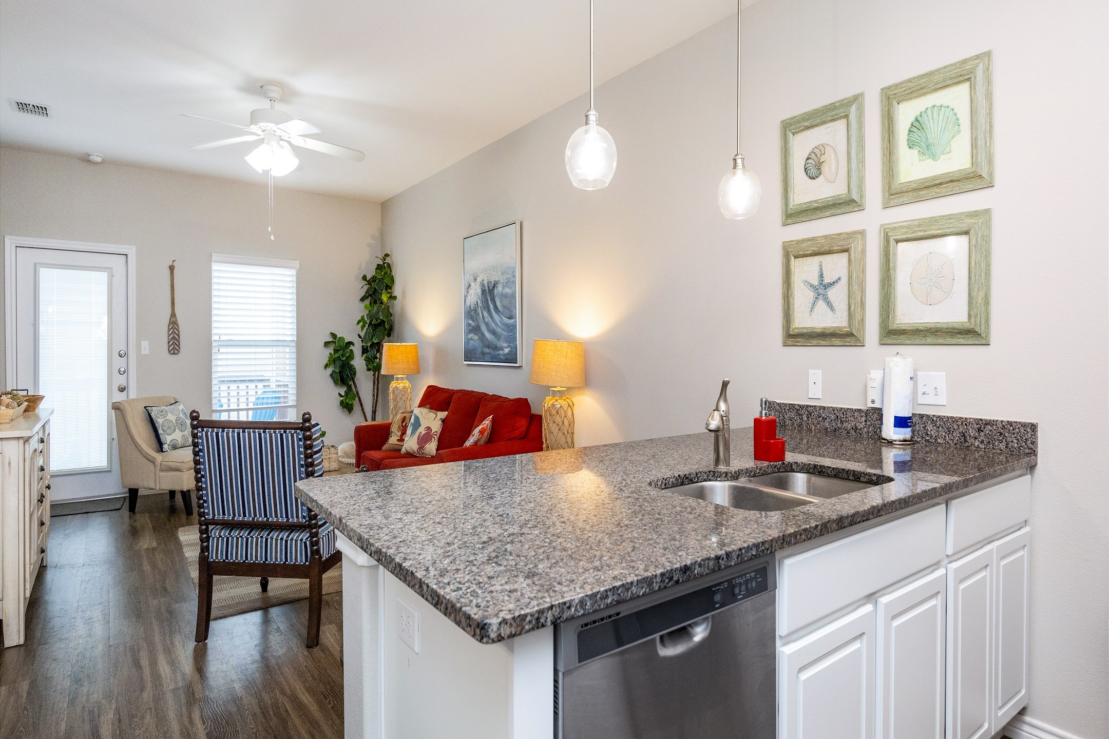 Bright and airy kitchen with natural light