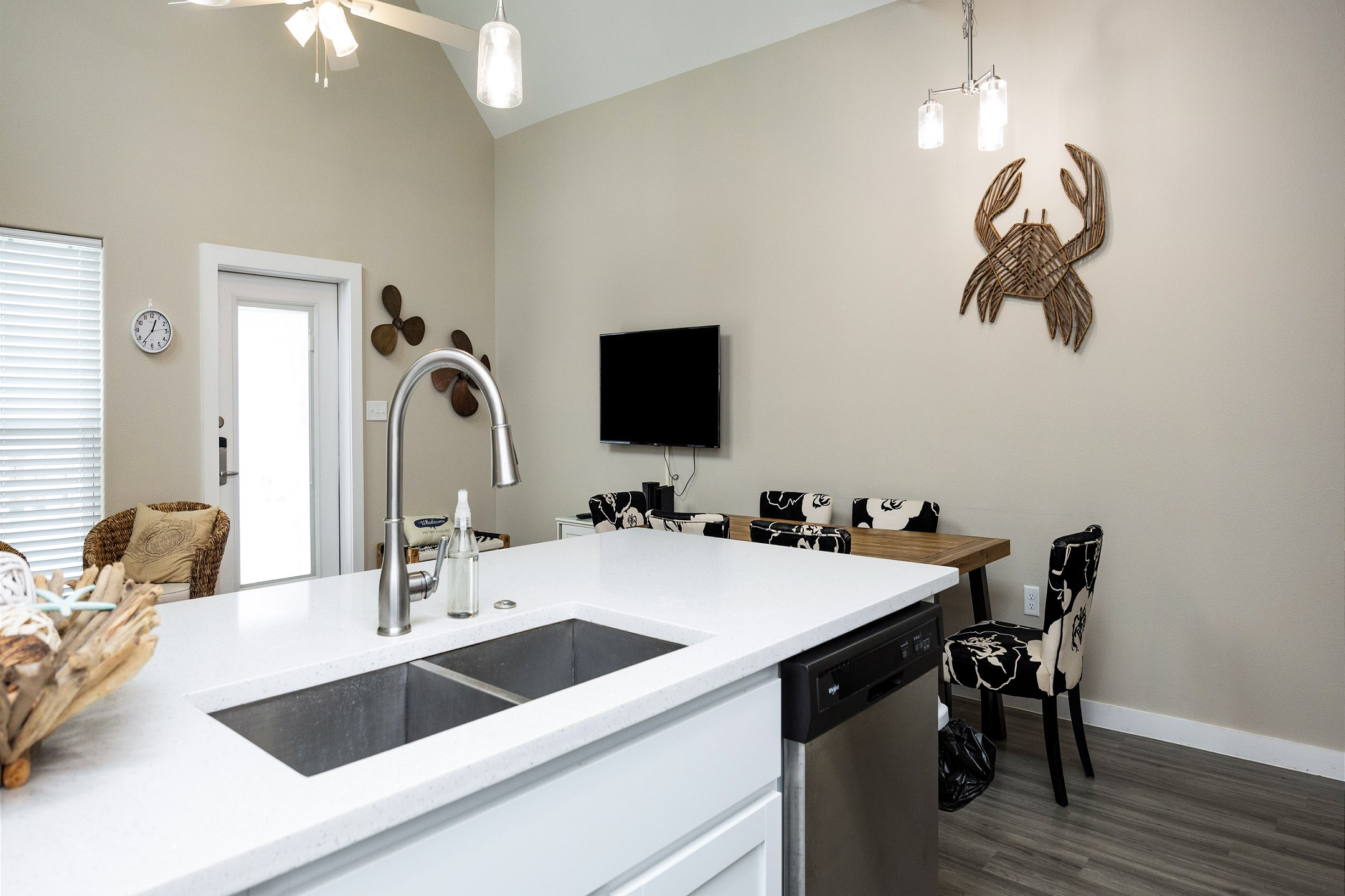 Experience culinary charm in this cozy vacation rental kitchen