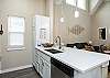 Beautiful kitchen area with plenty of space to make family dinners 