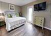 First floor master with king size bed & twin daybed & twin trundle & patio access