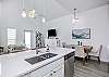 Beautiful kitchen area with plenty of space to make family dinners 